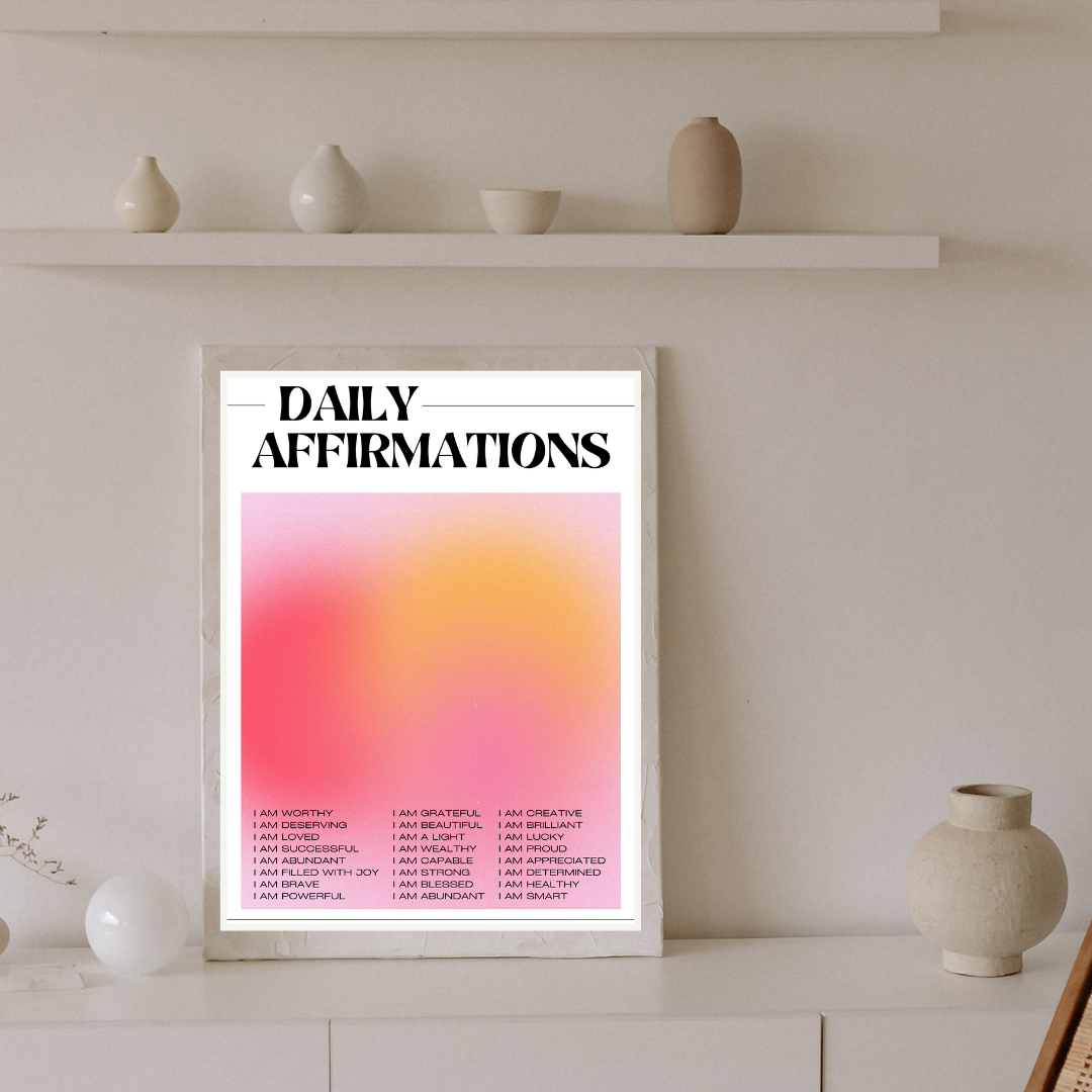 Daily Affirmations Print