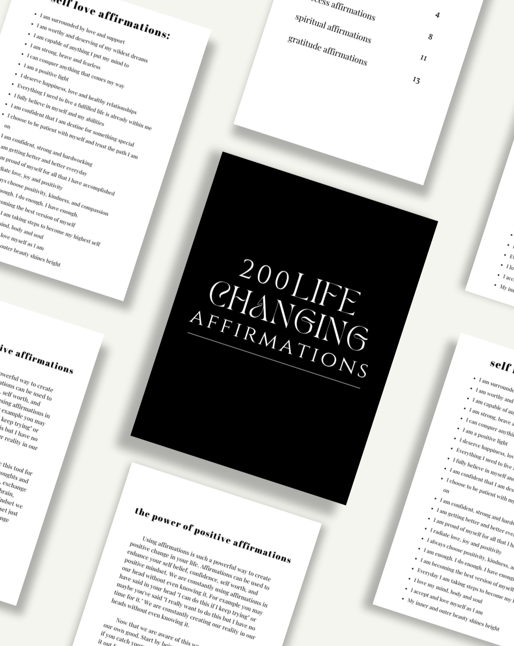 200 Life Changing Affirmations